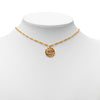 Chanel CC Gold Plated Strass Pendant Necklace Secondhand