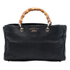 Gucci Medium Calfskin Bamboo Shopper Satchel Secondhand