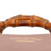 Gucci Small Calfskin Bamboo Shopper Satchel Secondhand