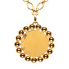 Chanel Gold Plated Rue Cambon Medallion Pendant Necklace Secondhand
