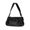 Secondhand Bottega Veneta Leather Intrecciato Double Flap Shoulder Bag