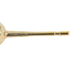 Chanel Gold Plated CC Dangling Push Back Earrings Secondhand