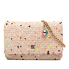 Chanel Quilted Tweed Candy Cotton and Beach Ball Wallet On Chain Secondhand