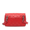 Chanel Small Quilted Goatskin Double Carry Waist Chain Flap Secondhand