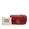 Gucci Mini GG Marmont Matelasse Leather Flap Crossbody Secondhand