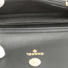 Chanel Quilted Calfskin Maxi Pearls Clutch With Chain Secondhand