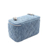 Chanel Mini Denim Pearl Crush Vanity Bag Secondhand