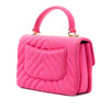 Chanel Small Chevron Jersey Trendy CC Top Handle Flap Secondhand