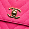 Chanel Small Chevron Jersey Trendy CC Top Handle Flap Secondhand