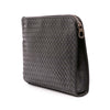 Bottega Veneta Leather Intrecciato Clutch Secondhand