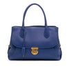Ferragamo Leather Fiamma East West Tote Secondhand