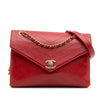 Secondhand Chanel Chevron Lambskin Coco Envelope Flap