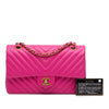 Secondhand Chanel Medium Classic Chevron Lambskin Double Flap