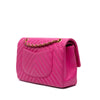 Secondhand Chanel Medium Classic Chevron Lambskin Double Flap