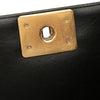 Chanel Old Medium Chevron Mixed Leather Boy Flap Secondhand