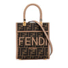 Fendi Mini Zucca Canvas Sunshine Shopper Tote Secondhand