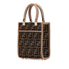 Fendi Mini Zucca Canvas Sunshine Shopper Tote Secondhand