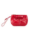 Miu Miu Vitello Shine Bow Wristlet Clutch Secondhand