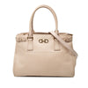 Ferragamo Medium Leather Gancini Beky Satchel Secondhand