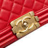 Chanel Old Medium Quilted Lambskin Boy Flap Secondhand