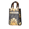 Secondhand Fendi Versace Fendace Mini Calfskin Baroque Print Sunshine Shopper Tote