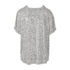 Secondhand Diane Von Furstenberg Oversized Sequin T-shirt