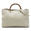 Gucci Large Calfskin Bamboo Shopper Satchel Secondhand
