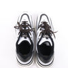 Diesel D-Airspeed Low-Striped Sneakers in Coated Ripstop in Silver, Size 43 EU Secondhand