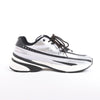 Diesel D-Airspeed Low-Striped Sneakers in Coated Ripstop in Silver, Size 43 EU Secondhand