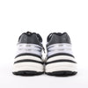 Diesel D-Airspeed Low-Striped Sneakers in Coated Ripstop in Silver, Size 43 EU Secondhand