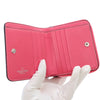 Valentino Lambskin Free Rockstud Spike Compact Zip Around Wallet Secondhand