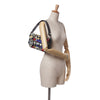 Fendi Leather Orchid Print 3Baguette Shoulder Bag Secondhand
