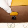 Gucci Small GG Supreme Flora Bamboo Padlock Satchel Secondhand