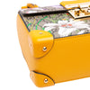 Gucci Small GG Supreme Flora Bamboo Padlock Satchel Secondhand