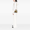 Gucci Small GG Supreme Flora Bamboo Padlock Satchel Secondhand