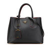 Prada Medium Saffiano Cuir Double Satchel Secondhand