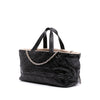 Chanel CC Quilted Glazed Calfskin Portobello Tote Secondhand
