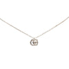 Gucci Sterling Silver GG Marmont Pendant Necklace Secondhand