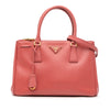 Prada Small Saffiano Lux Galleria Double Zip Satchel Secondhand