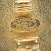 Chanel Gold Plated Resin CC Button Clip on Earrings Secondhand