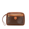 Celine Macadam Coated Canvas Clutch Secondhand