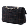 Chanel CC Choco Bar Suede Stitched Chain Flap Secondhand