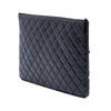 Chanel Large Quilted Lambskin Camellia O Case Clutch Secondhand