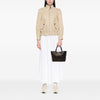 Ferragamo Pebbled Calfskin Gancini Bice Handbag Secondhand