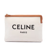 Celine Large Canvas Logo Pouch Secondhand