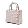 Dior Medium Metallic Lambskin Cannage Lady Dior Secondhand