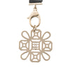Chanel Gold Plated Rhinestones Embellished Snowflake Pendant Necklace Secondhand