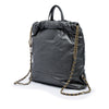 Chanel Large Quilted Shiny Calfskin 22 Backpack Secondhand