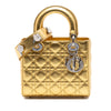 Dior Small Metallic Grained Calfskin Cannage My ABCDior Lady Dior Secondhand