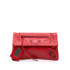 Balenciaga Lambskin Motocross Classic Envelope Clutch Secondhand